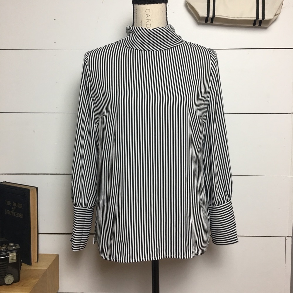 Chico’s Striped Blouse | Lightweight · Career / Office Chic